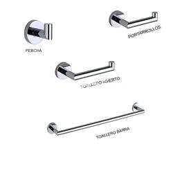 Accesorios de baño en latón y zamak cromado – Modelo CALE - Imagen 1