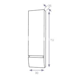 Columna suspendida para baño SAVONA - Imagen 2