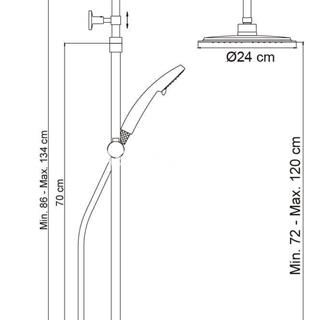 Conjunto de ducha mod. NHIL cromo - Imagen 2