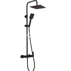 Conjunto de ducha NITE Negro monomando (cuadrado) - Imagen 1