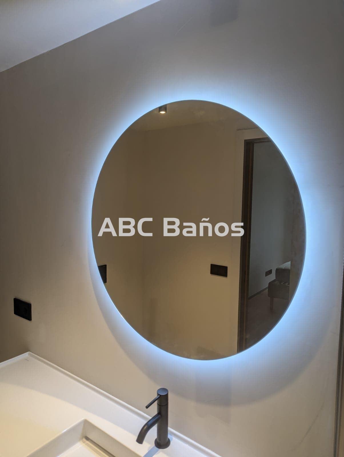 Espejo de baño redondo con luz led mod. SOL - Imagen 1