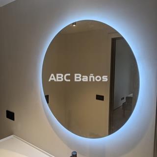 Espejo de baño redondo con luz led mod. SOL - Imagen 1
