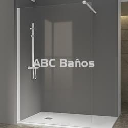 Fijo de Ducha VT-301 | Cromo, Negro, Blanco y Oro | Cristal Transparente o Decorado - Imagen 2