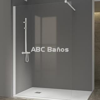 Fijo de Ducha VT-301 | Cromo, Negro, Blanco y Oro | Cristal Transparente o Decorado - Imagen 2