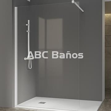 Fijo de Ducha VT-301 | Cromo, Negro, Blanco y Oro | Cristal Transparente o Decorado - Imagen 2
