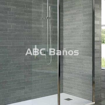 Frente de ducha VT-400 (fijo + puerta abatible) - Imagen 1