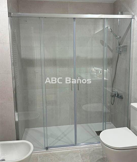 Frente Ducha CLOE CL-225 (2 fijos + 2 puertas correderas= - Imagen 1