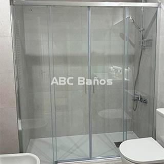 Frente Ducha CLOE CL-225 (2 fijos + 2 puertas correderas= - Imagen 1