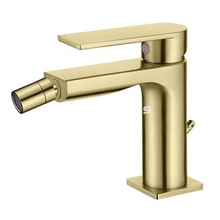 GRIFO DE BIDÉ ALPHA oro cepillado - Imagen 1