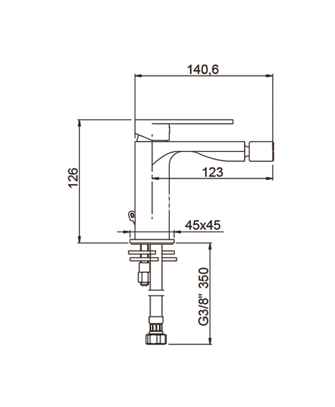 Grifo de bidé ALPHA - Imagen 2