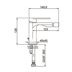Grifo de bidé ALPHA - Imagen 2