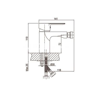 Grifo de bidé CHROME 2 - Imagen 2