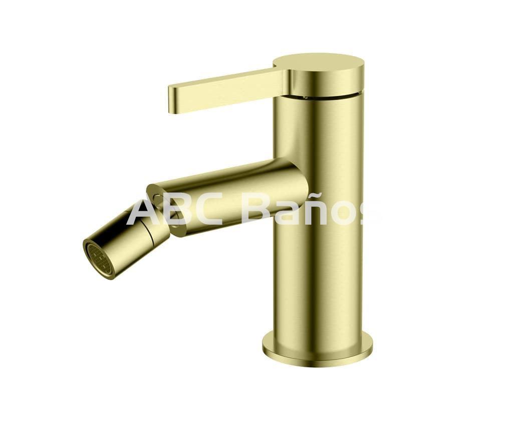 Grifo de bidé Mod. ROND en cromo, negro y oro - Imagen 3