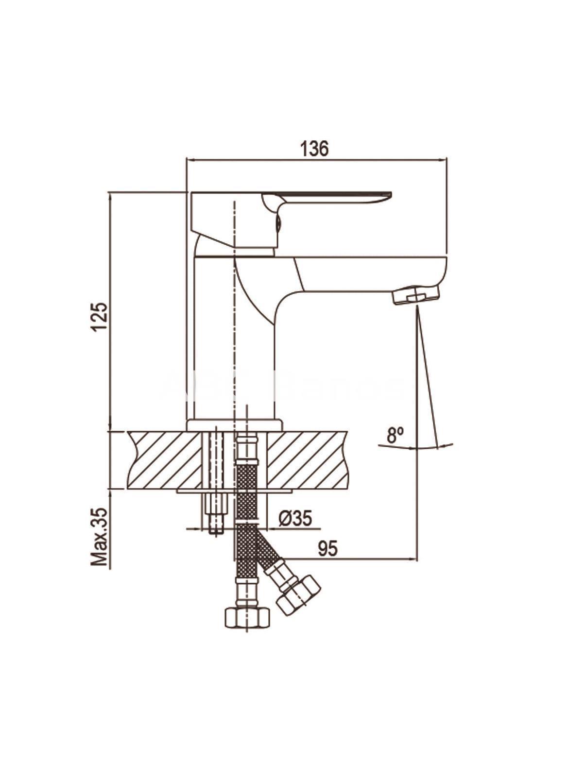 Grifo de lavabo CHROME 2 - Imagen 3