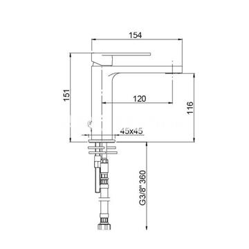 GRIFO DE LAVABO GOLD - Imagen 2