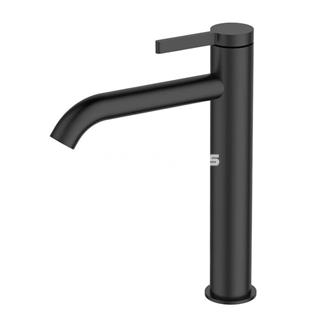 Grifo de lavabo mod. URBAN FLOW caño alto en cromo, negro y oro - Imagen 2