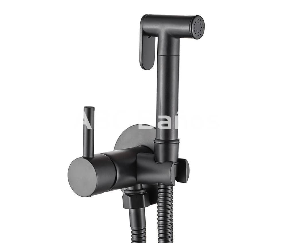 Kit mezclador TAUS para sustituir bidet en negro - Imagen 1