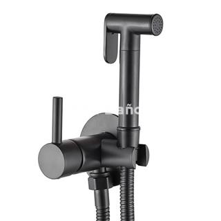 Kit mezclador TAUS para sustituir bidet en negro - Imagen 1