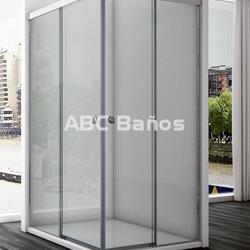 Mampara angular mod. AIRE (2 fijos+2 puertas correderas) - Imagen 1