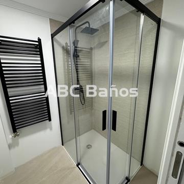 Mampara ducha angular CLOE CL-220 (2 fijos + 2 puertas correderas) - Imagen 1