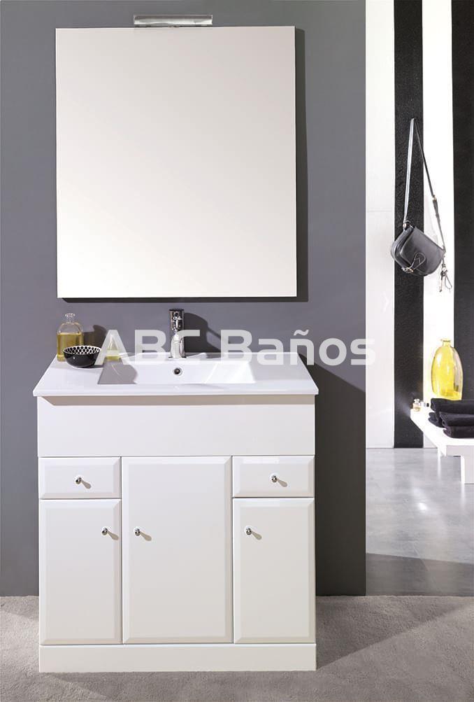 Mueble de baño BISEL RECTO (fondo reducido) - Imagen 2