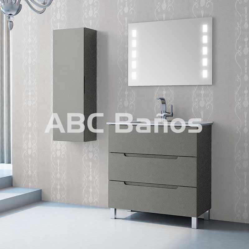 Mueble de baño CABO con patas (3 Cajones) - Imagen 3