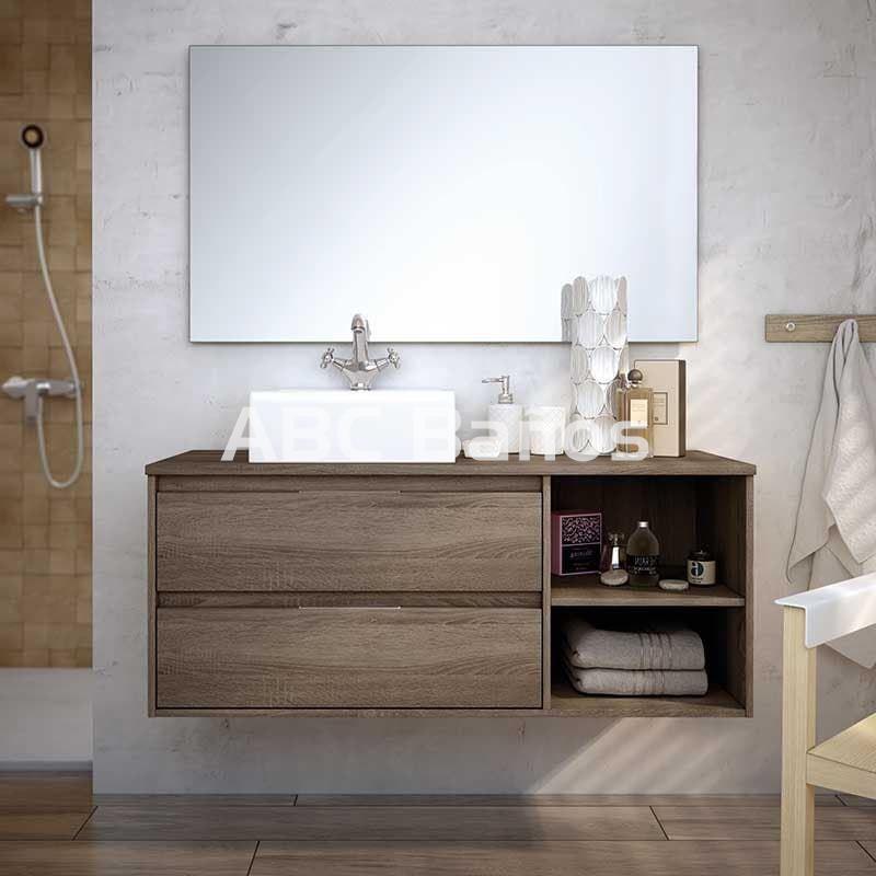 Mueble de baño DENIA con lavabo sobre mueble (cuadrado) - Imagen 2