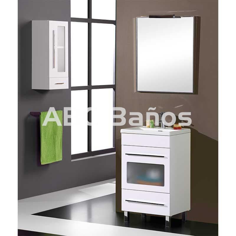 Mueble de baño ARAMIS (fondo reducido) con Lavabo - Imagen 1