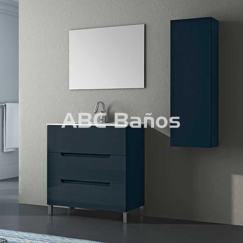 Mueble de baño CABO con patas (3 Cajones) con lavabo - Imagen 2