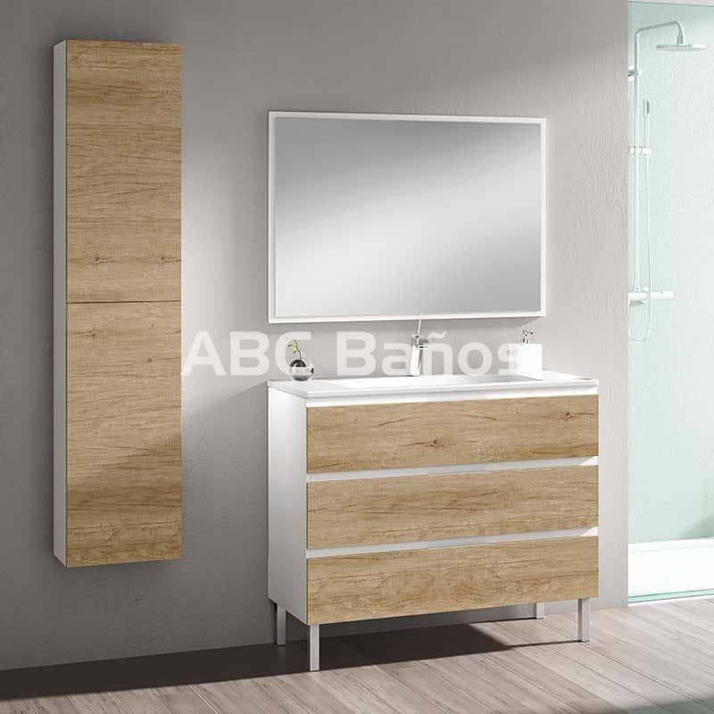 Mueble de baño CATANIA (3 cajones) con lavabo - Imagen 1