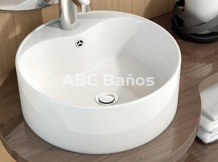 Mueble de baño DENIA con lavabo sobre mueble (redondo) - Imagen 3