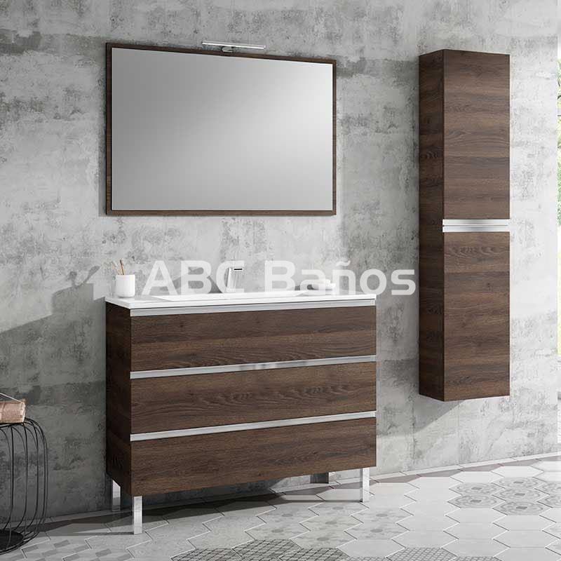 Mueble de baño MONZA (3 cajones) con lavabo - Imagen 3