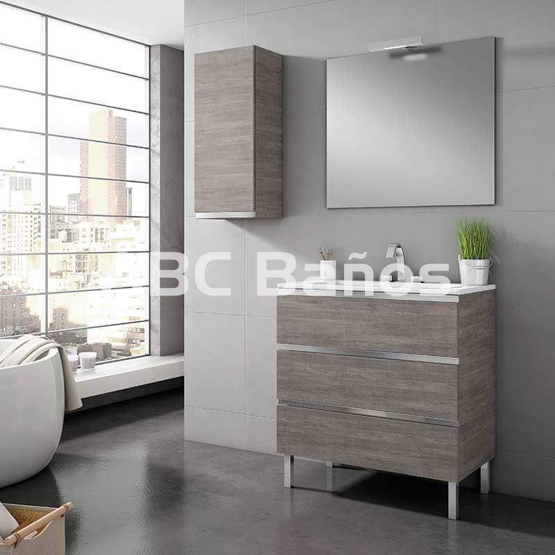 Mueble de baño MONZA (3 cajones) con lavabo - Imagen 4