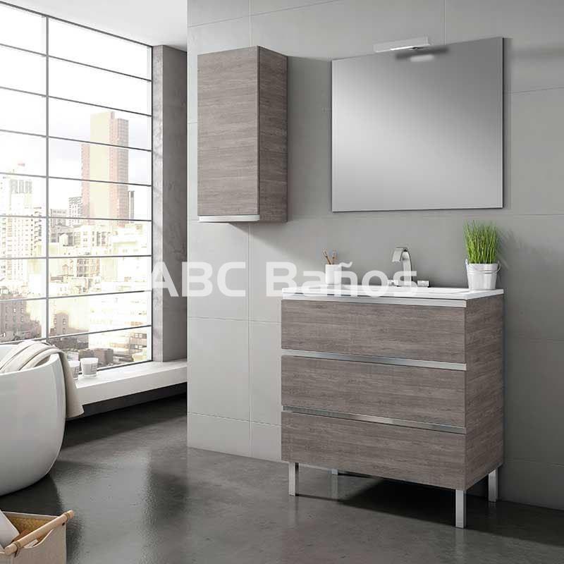 Mueble de baño MONZA (3 cajones) con lavabo - Imagen 4