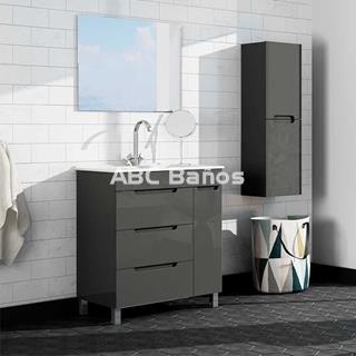 Mueble de baño NOA (3 cajones + 1 puerta) con lavabo - Imagen 2