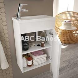 Mueble de baño SUECA 40x22 (fondo reducido) con lavabo - Imagen 2
