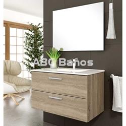 Mueble de baño Suspendido MENORCA con lavabo - Imagen 1