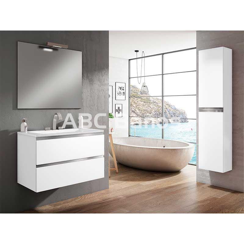 Mueble de Baño Suspendido MONZA (Fondo reducido) con lavabo - Imagen 2