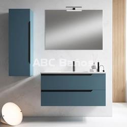 Mueble suspendido de baño NILO (2 Cajones) con lavabo - Imagen 1