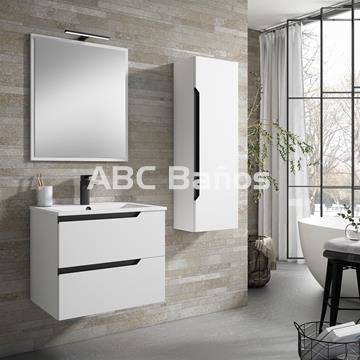 Mueble suspendido de baño NILO (2 Cajones) con lavabo - Imagen 2