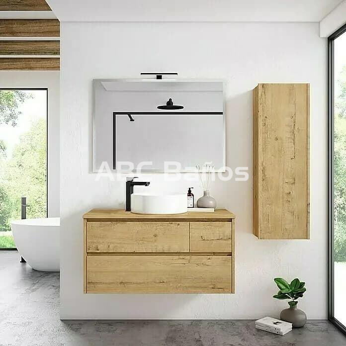 Mueble Suspendido Mod. ENMA con lavabo cerámico - Imagen 1