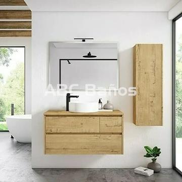 Mueble Suspendido Mod. ENMA con lavabo cerámico - Imagen 1