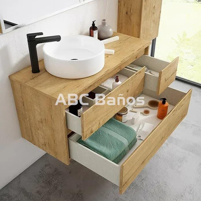Mueble Suspendido Mod. ENMA con lavabo cerámico - Imagen 2