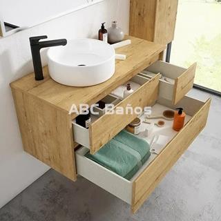 Mueble Suspendido Mod. ENMA con lavabo cerámico - Imagen 2