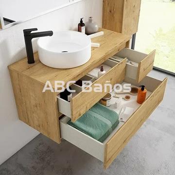 Mueble Suspendido Mod. ENMA con lavabo cerámico - Imagen 2